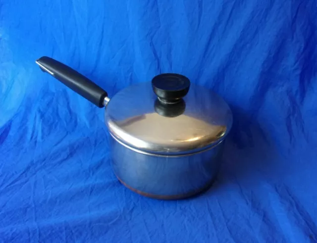 Wearever Stainless Steel pan pot Handles 5qt 4.8L Pour Spout 10"