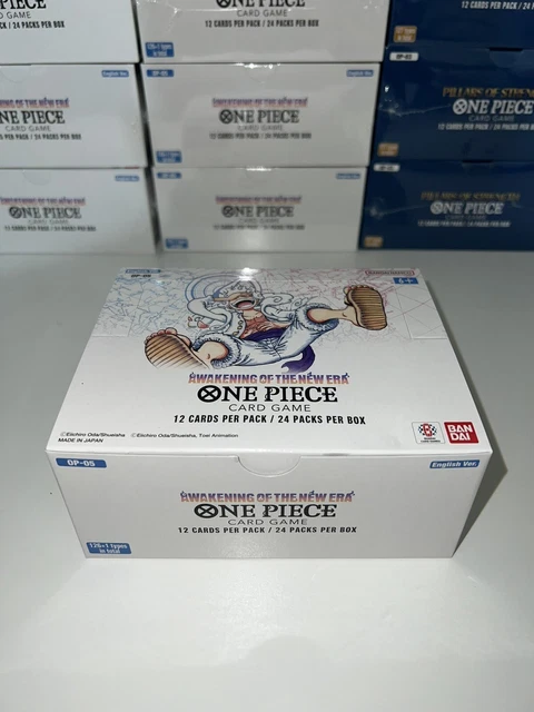 one piece 05 booster box english One Piece Booster Box Case One Piece OP09 Emperors In The New World Booster  Box  English Edition (Factory Sealed) One Piece Op 05 Box
