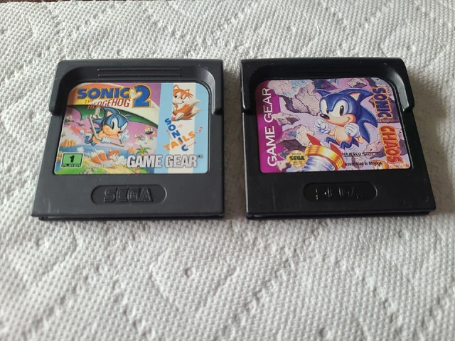 SONIC THE HEDGEHOG Chaos and Sonic The Hedgehog 2 (Sega Game Gear, 1993 ...