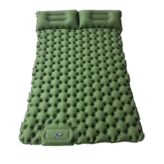 Inflating Mattress Double Sleeping Mat Air Bed Pad Camping Hiking Pillow 2024 3