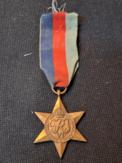 Medaglia Di Guerra Britannica 1939-45 – Réplica Full Size Con Nastro – Esercito, Marina, RAF - 5