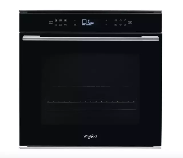 Whirlpool 6 Sens W7OM44S1PBL Four Encastré Pyrolyse 73 L 8 Fonctions