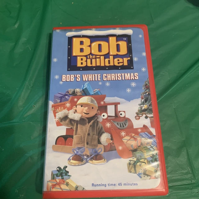 BOB THE BUILDER Bob's White Christmas VHS Movie Cassette Tape HIT