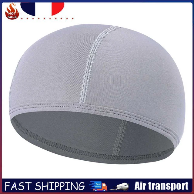 Quick Dry Helmet Liner Cap Anti-UV Motorcycle Windproof Riding Hats (Grey)