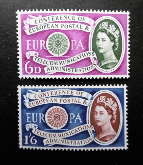 Europa Cept 1960 postfrisch Großbritannien 341-342 ** Michel 12 Euro