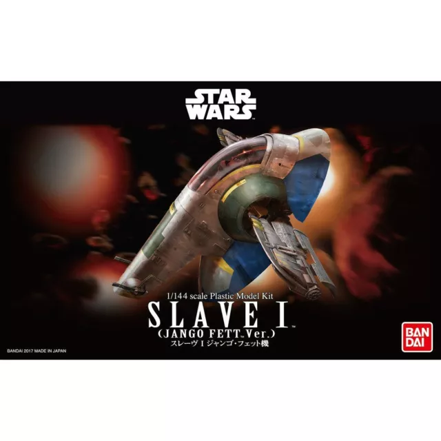 BANDAI Star Wars SLAVE I JANGO FETT Ver 1/144 Plastic Model Kit NEW from Japan