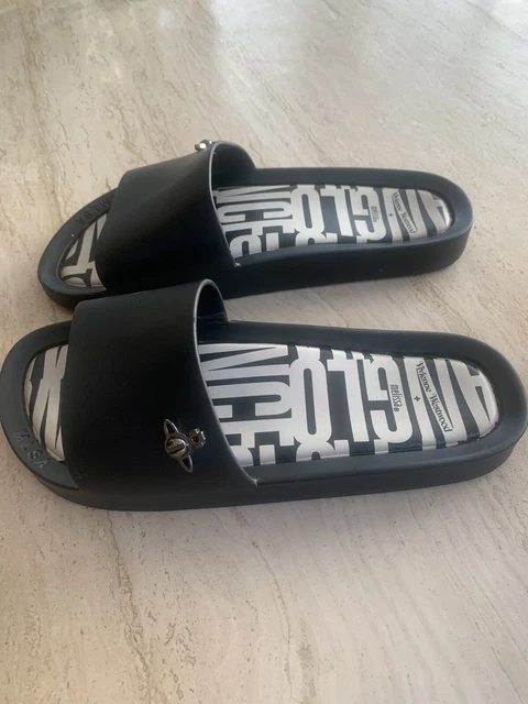 VIVIENNE WESTWOOD MELISSA Black Sliders 24.99 PicClick UK