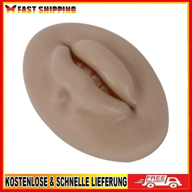 3D Silicone Lips Simulation Permanent Makeup Training Soft Elastic for Beginners