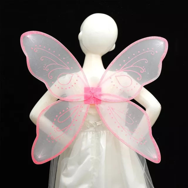 Children Angel Beautiful Fairy Halloween Butterfly Wings Lightweight Cosplay