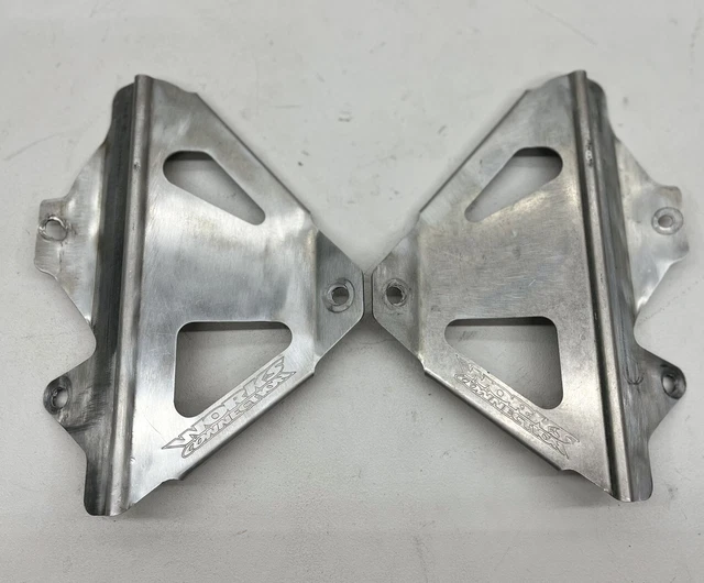 2005 Honda CR125 Aluminum Radiator Braces Left Right Brace Works Connection CR