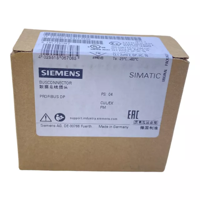 Siemens 6ES7972-0BB12-0XA0 Fiche de Connexion