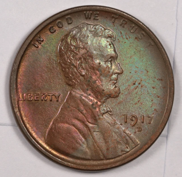 1917-d Lincoln Head Cent.  BU.  177380