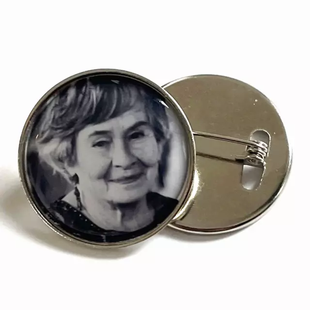 10 x Personalised Silver Photo Brooch Badge In Memory of Gift Wedding Keepsake