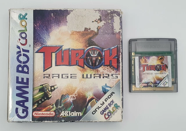Genuine Tested Turok Rage Wars + Box Game Boy Gameboy Boxed
