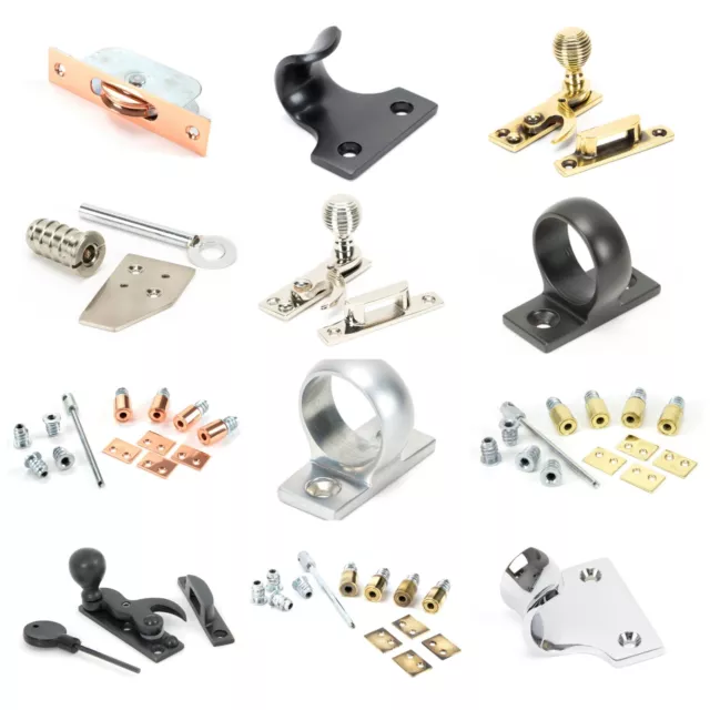 From The Anvil Sash Window Furniture Hook Fastener Eye Lift Secure Stop