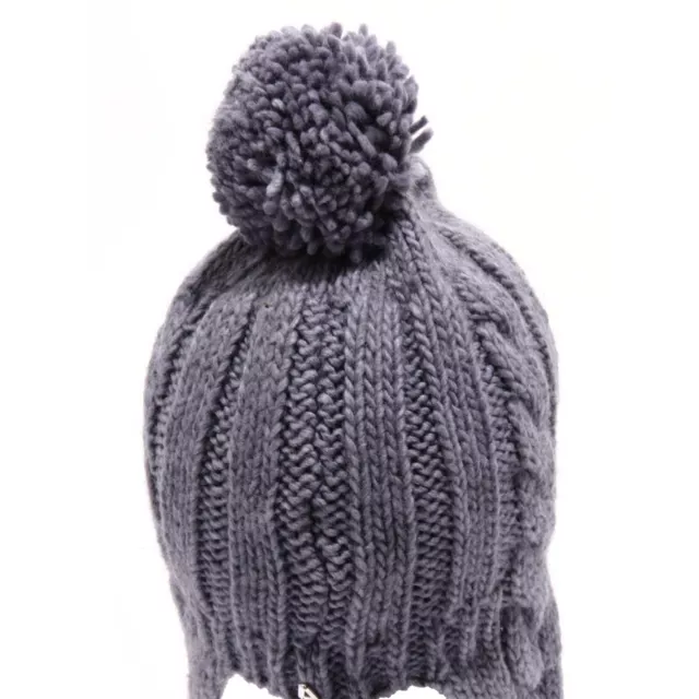 96687 cuffia donna CYCLE LANA ALPACA viola grigio hat woman 2