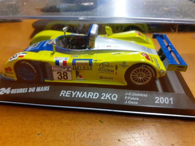 Reynard 2KQ jaune et bleue numéro 38 (24 heures du Mans de