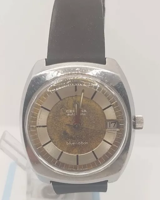 Certina Automatic Blue Ribbon du début des années 1970 watchsrpa.com