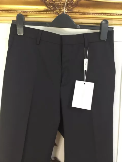 Salvatore Ferragamo - Designer Navy straight leg pants AU 8 EU 39 Quality fabric