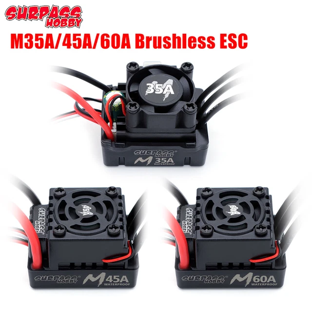 FR] VRX REGOLATORE di velocità ESC brushless 20A waterproof per