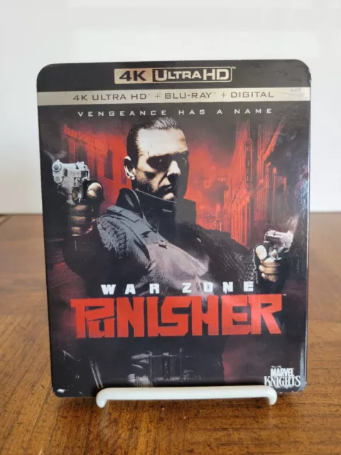 Punisher: War Zone (4k Ultra HD+Blu-Ray 2008) W/Rare slipcover No Digital