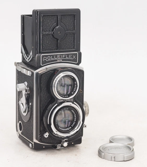 Appareil Photo Rolleiflex Baby 4x4 - Xenar 60mm F/3.5 - État Collection (comme Neuf)