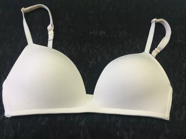 TEZENIS BRA SIZE it 3b us 34b Eu 75b white padded wireless £20.80 -  PicClick UK