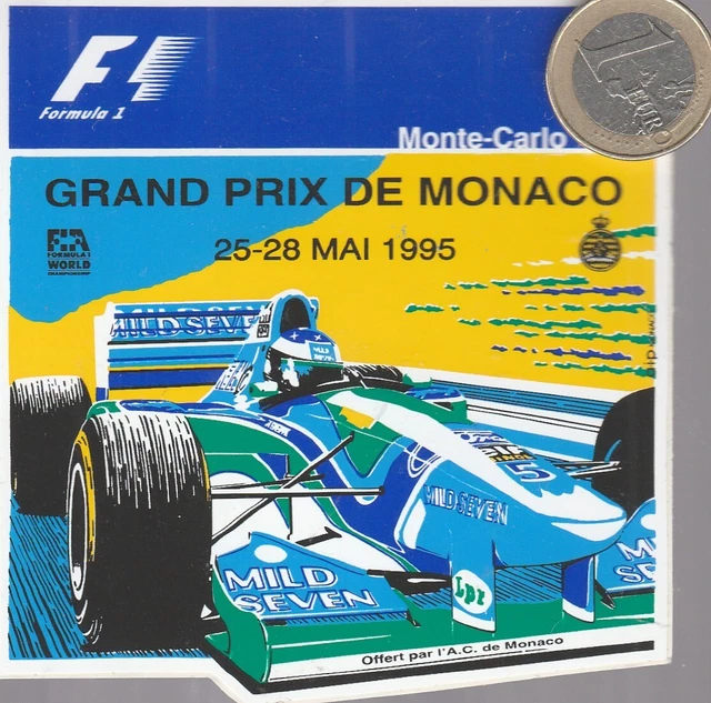 Senna - A.I.P Monaco - Affiche Officielle Grand Prix Monaco 1994