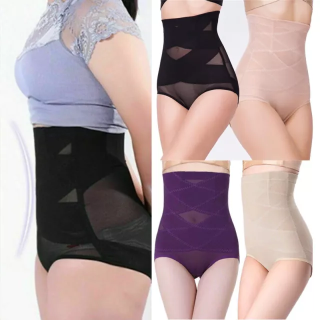 Women High Waist Slimming Tummy Control Knickers Body Shaper Briefs Underwear*US