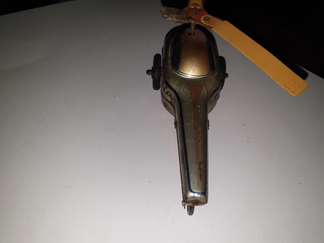Hélicoptère à Friction Vintage GAMA 2001 - West Germany 1967, Jouet En Fer-blanc Ancien