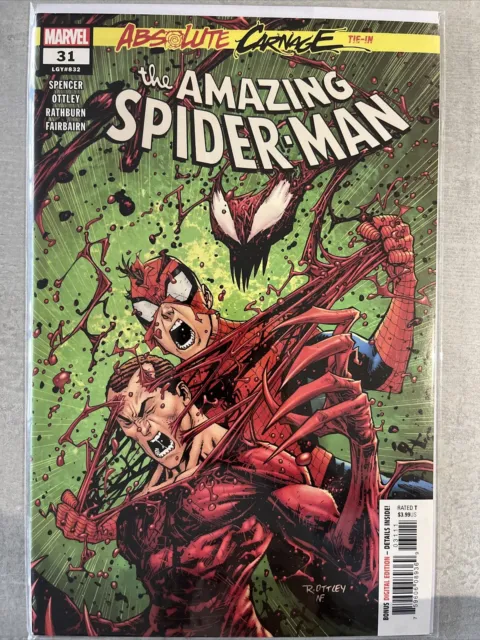Marvel Comics Amazing Spider-Man #31 2019 Absolute Carnage