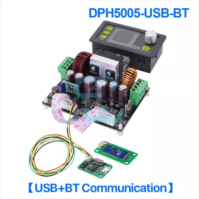 DPH5005 DC 6-50V 5A Buck-boost Digital Control Power Supply Module USB Bluetooth 2