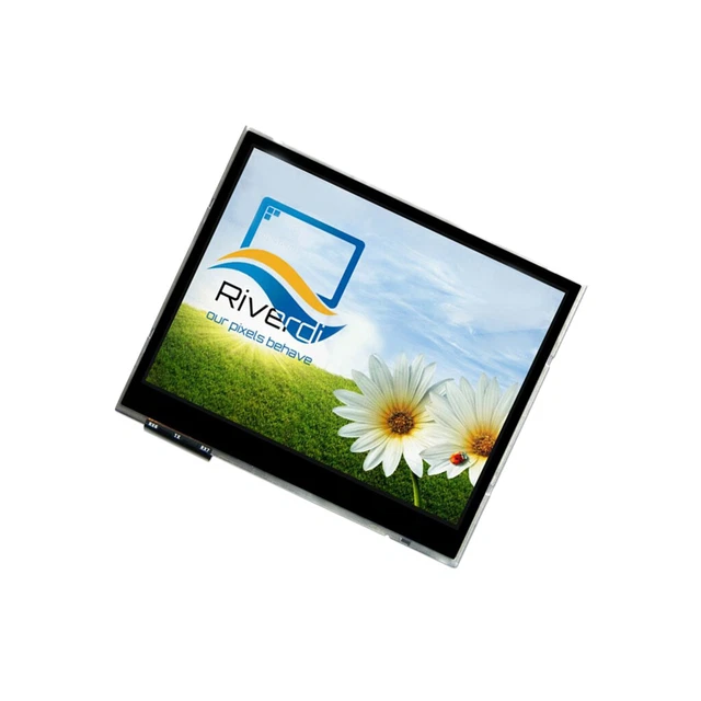 RVT3.5B320240CNWC81 Display: TFT 3,5" 320x240 Bel: LED ABM: 76,9x63,9x7,65 mm Riv