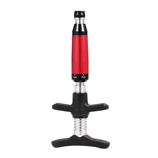 Chiropractic Adjusting Tool Spine Active Adjusting Gun 6 Levels Single Heads