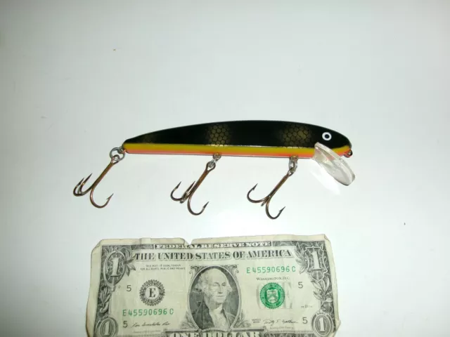VINTAGE LUCKY (WEE) Louie 4 3/4 salmon plug fishing lure Pearl Pink.  $14.99 - PicClick