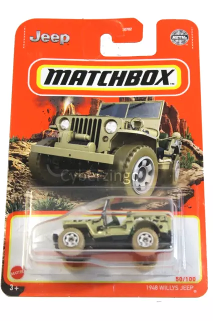MATCHBOX 1/64 1948 Willys Jeep Diecast Model Car NEW IN PACKAGE $9.62 ...