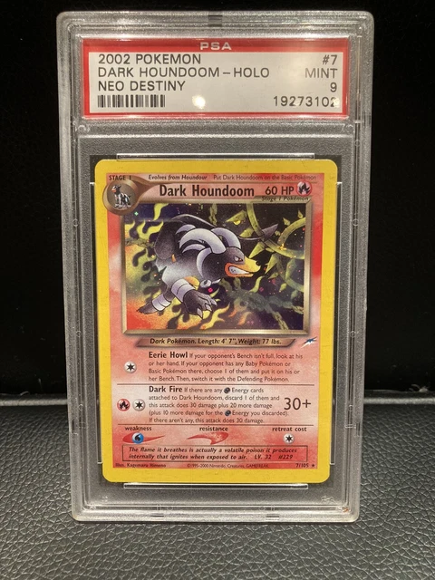 Dark Houndoom Holo PSA 9 Neo Destiny 7/105