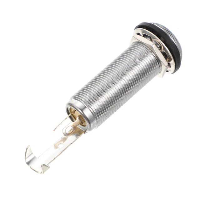 Lot De 6 Prises Jack 1/4" (6.35mm) Pour Guitare/basse - Installation Facile Sans Vis