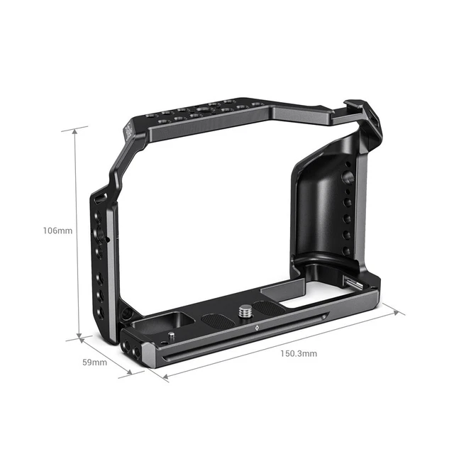 Jaula para cámara SmallRig con zapato frío y riel de la OTAN para cámara FUJIFILM X-T4 CCF2808