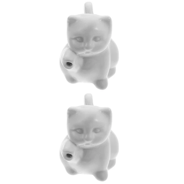 10 Stück Japanische Essstäbchenhalter – Keramik-Katzen, Ca. 5,5 Cm