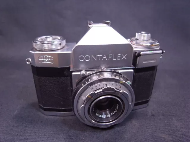 VINTAGE ALLEMAGNE ZEISS IKON CONTAFLEX 35mm SLR APPAREIL PHOTO TESSAR...