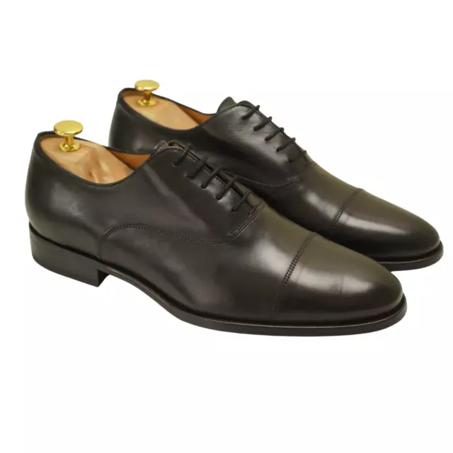Hommes Suitsupply Black Oxford IN Italian Calf Leather EU43 UK9 US10 300EU
