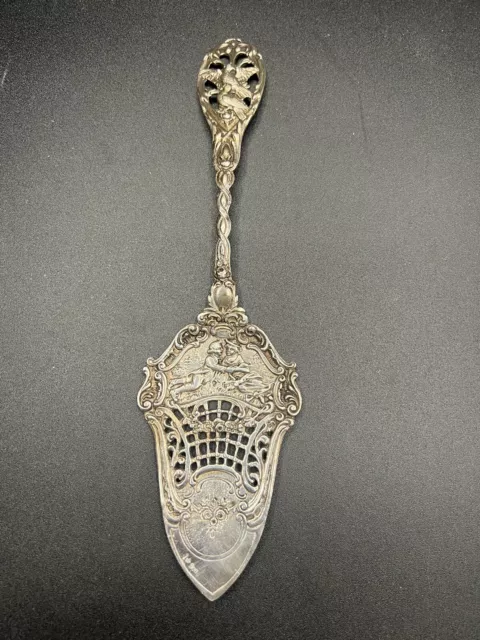 Tortenheber -wohl Hanau- um 1880 Silber 800 er punziert- Schäferstündchen