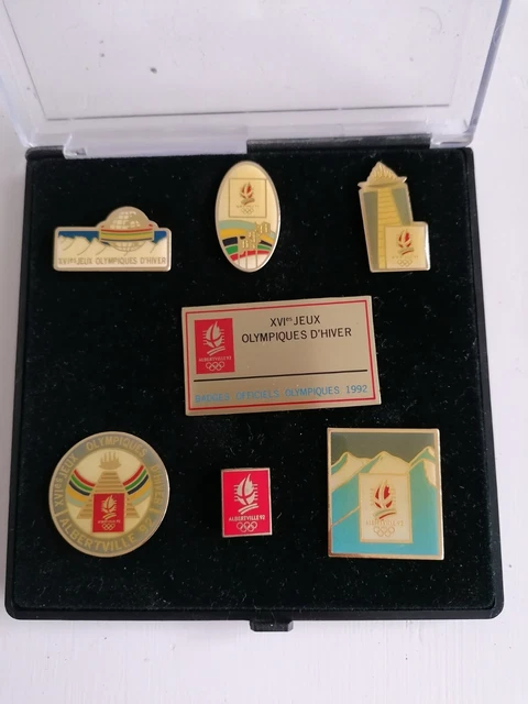 Pin's SNCF Revers Jeux Olympiques Albertville 1992 - édition Limitée JO Hiver