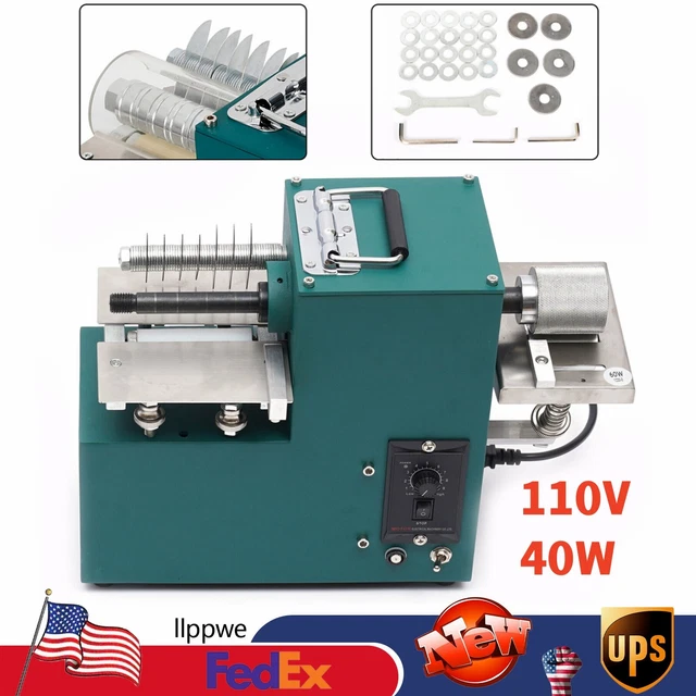 110V 40W Electric Leather Splitter Cutter Machine Leather Strap Skiving Cutter