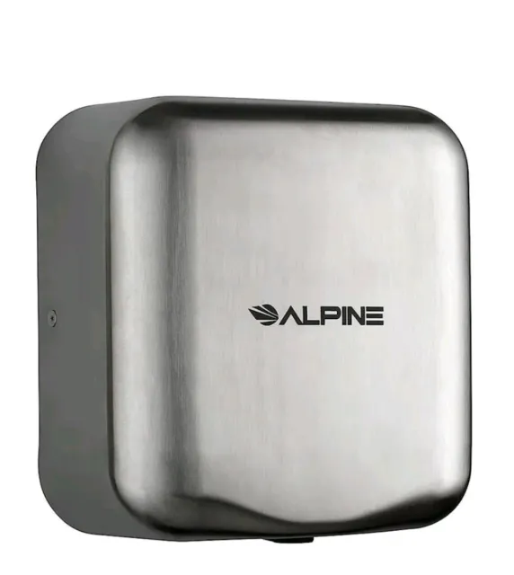 Alpine Hemlock Commercial Automatic Hand Dryer, Stainless Steel Hot Air Hand Blo