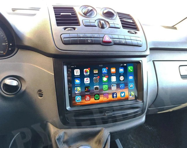 Mercedes Car Stereo Fitting Kits, Double Din Fascia Radio - View #2