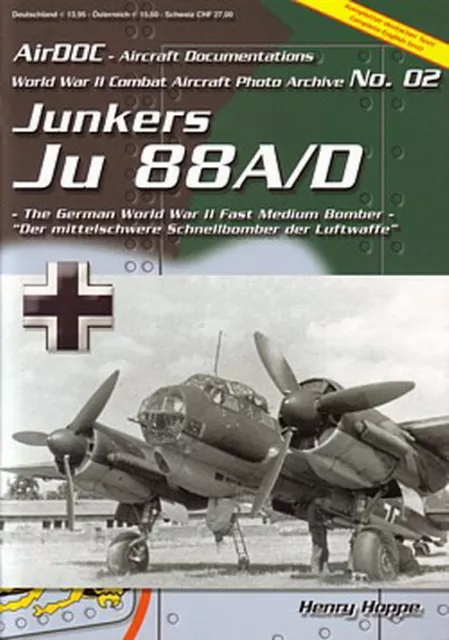 AirDOC ADC 2: Junkers Ju 88 A/D Bomber der Luftwaffe NEU Flugzeug-Modellbau