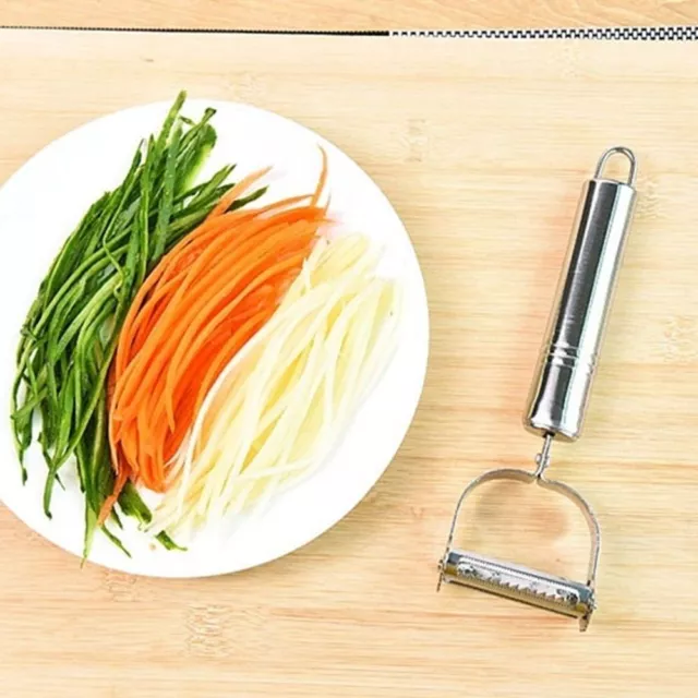Carrot Vegetable Gourd Fruit Stainless Steel Slicer Kitchen Gadgets Zesters