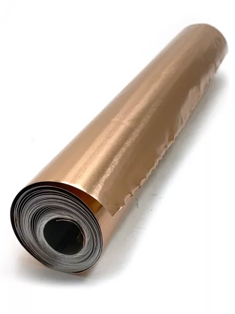 Copper Sheet 10 mil/ 30 gauge tooling metal roll 6 X 4' CU110 ASTM B-152